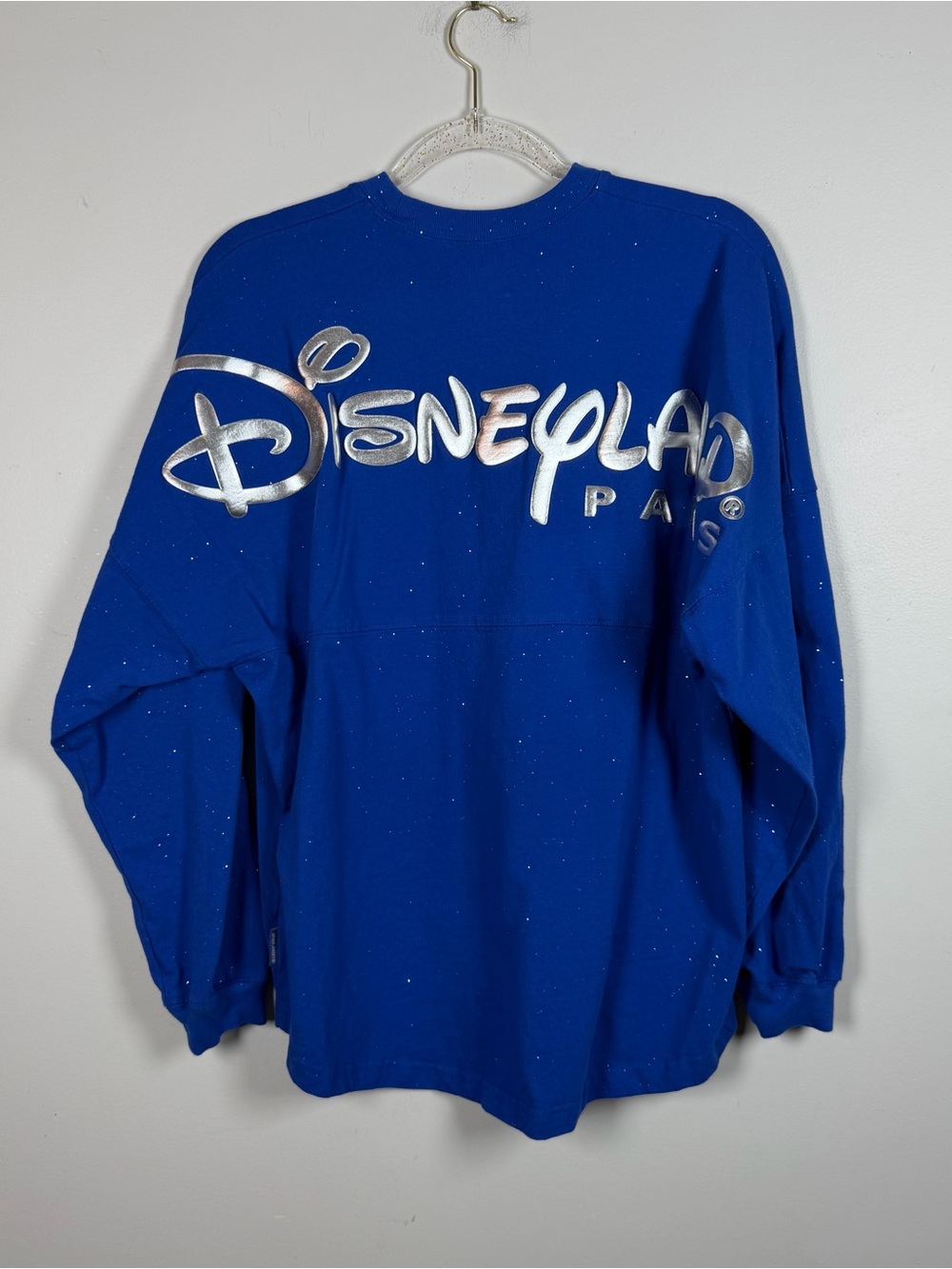 Disneyland Blue Paris Wishes Come True Glitter Spirit Jersey Sparkle Medium